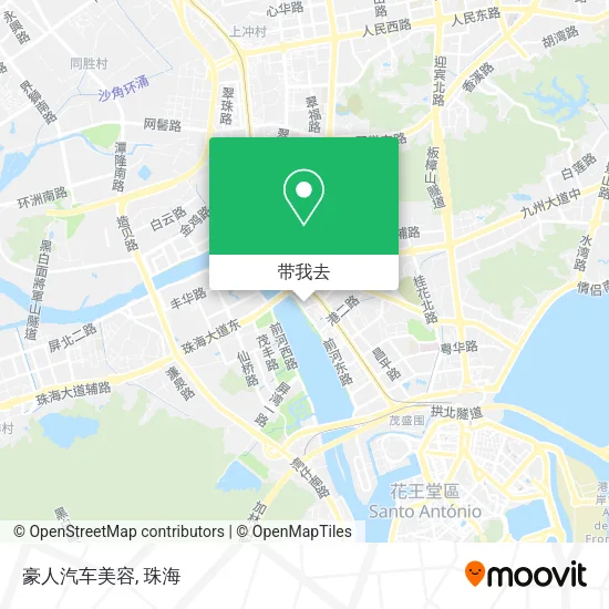 豪人汽车美容地图