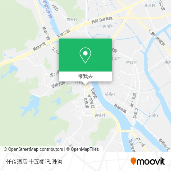 仟佰酒店·十五餐吧地图