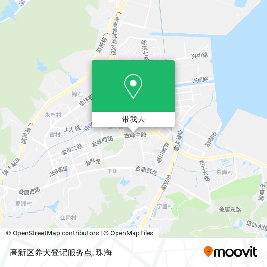 高新区养犬登记服务点地图