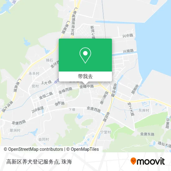 高新区养犬登记服务点地图