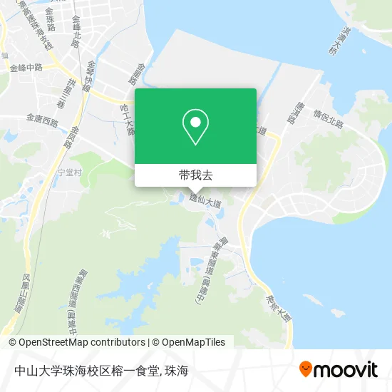 中山大学珠海校区榕一食堂地图