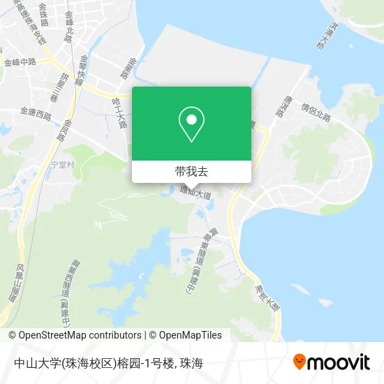 中山大学(珠海校区)榕园-1号楼地图