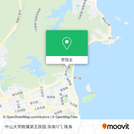 中山大学附属第五医院-东南1门地图