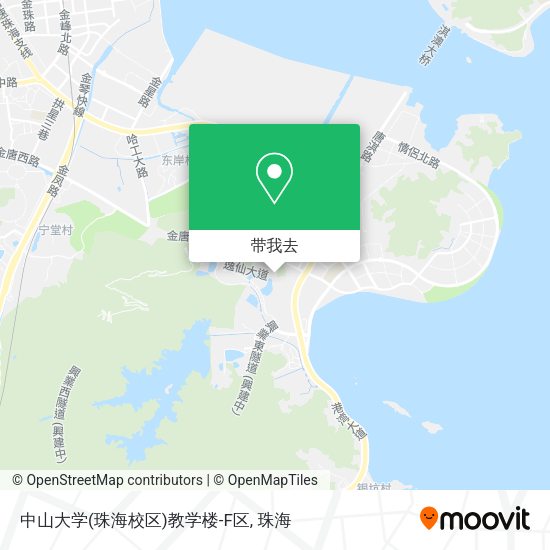 中山大学(珠海校区)教学楼-F区地图