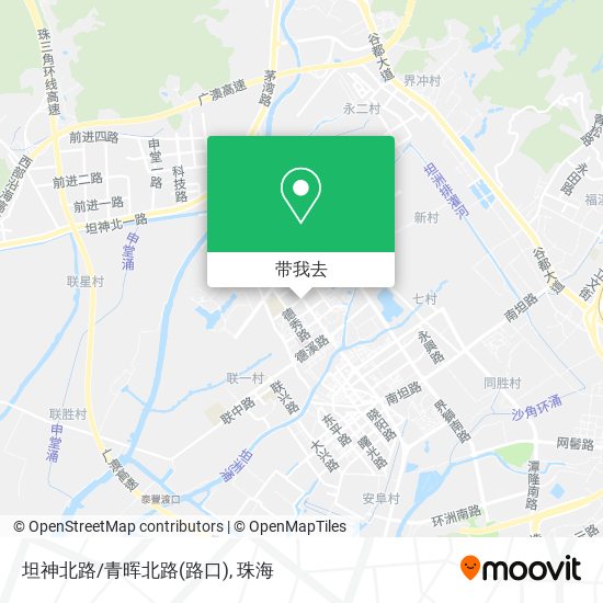 坦神北路/青晖北路(路口)地图