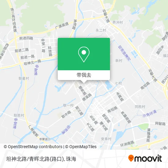 坦神北路/青晖北路(路口)地图