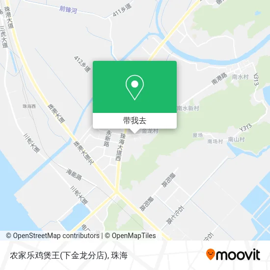农家乐鸡煲王(下金龙分店)地图