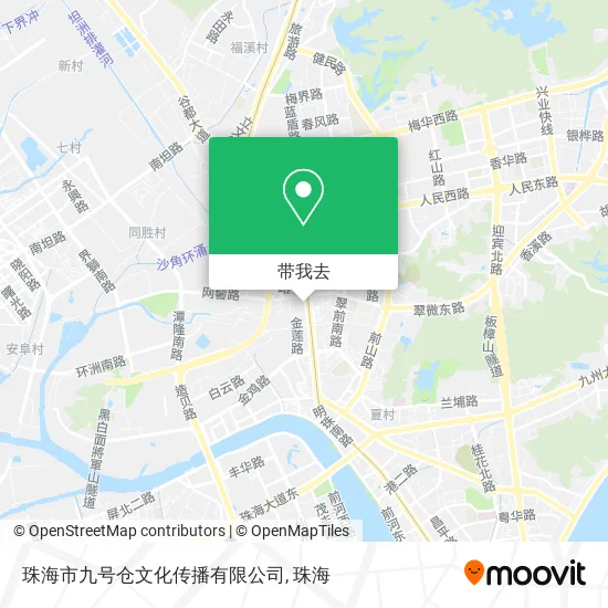 珠海市九号仓文化传播有限公司地图