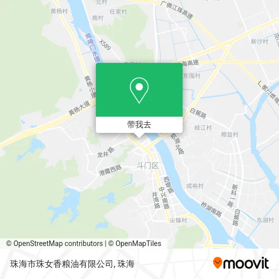 珠海市珠女香粮油有限公司地图