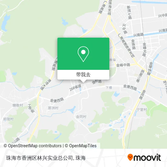 珠海市香洲区林兴实业总公司地图