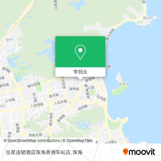住星连锁酒店珠海香洲车站店地图