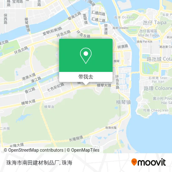 珠海市南田建材制品厂地图