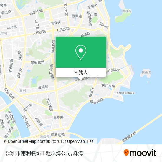 深圳市南利装饰工程珠海公司地图