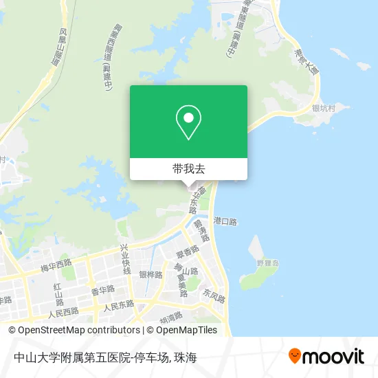 中山大学附属第五医院-停车场地图