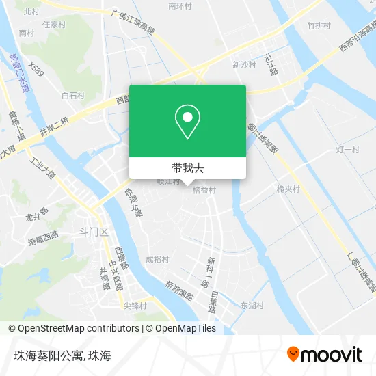 珠海葵阳公寓地图