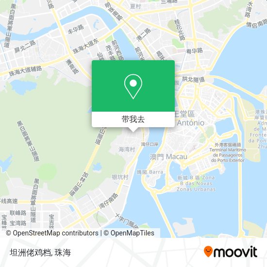 坦洲佬鸡档地图