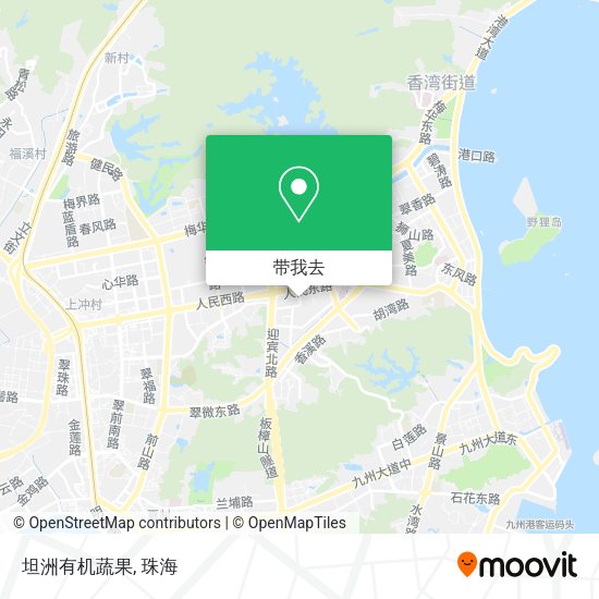 坦洲有机蔬果地图