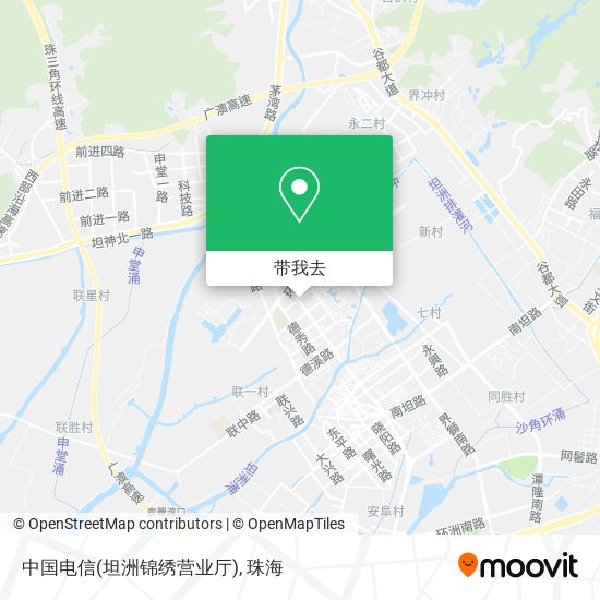 中国电信(坦洲锦绣营业厅)地图