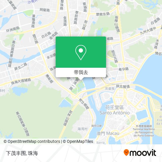 下茂丰围地图