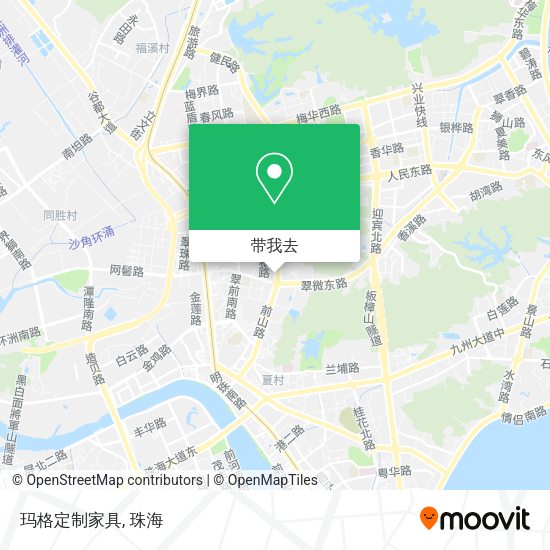 玛格定制家具地图