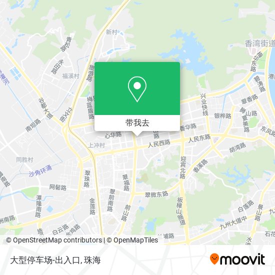 大型停车场-出入口地图