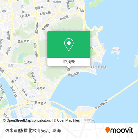 佑米造型(拱北水湾头店)地图