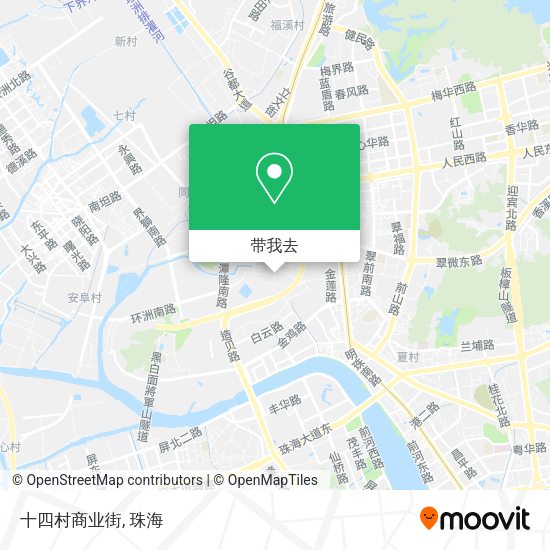 十四村商业街地图