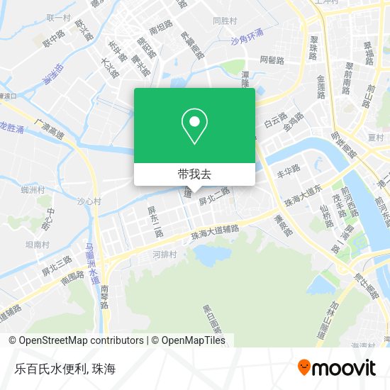 乐百氏水便利地图