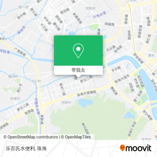乐百氏水便利地图