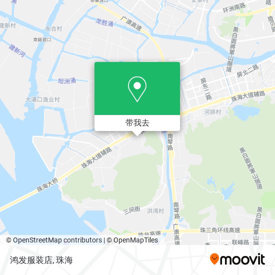 鸿发服装店地图