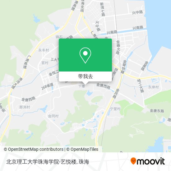 北京理工大学珠海学院-艺悦楼地图