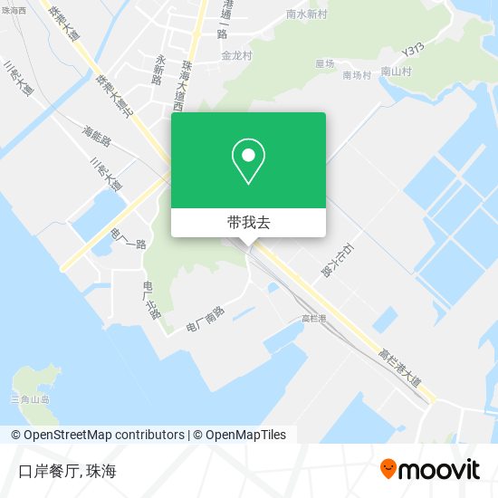 口岸餐厅地图