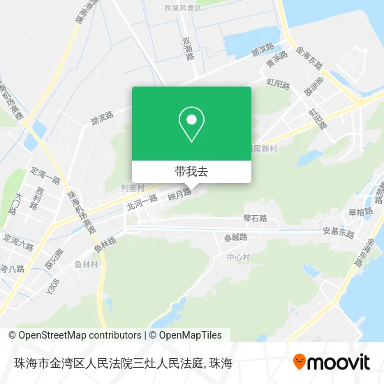 珠海市金湾区人民法院三灶人民法庭地图