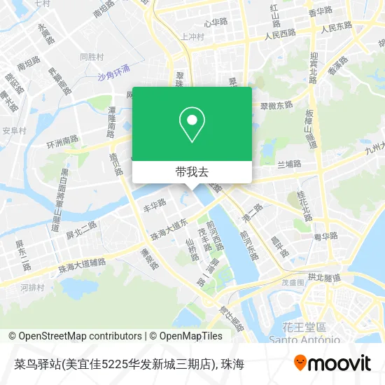 菜鸟驿站(美宜佳5225华发新城三期店)地图