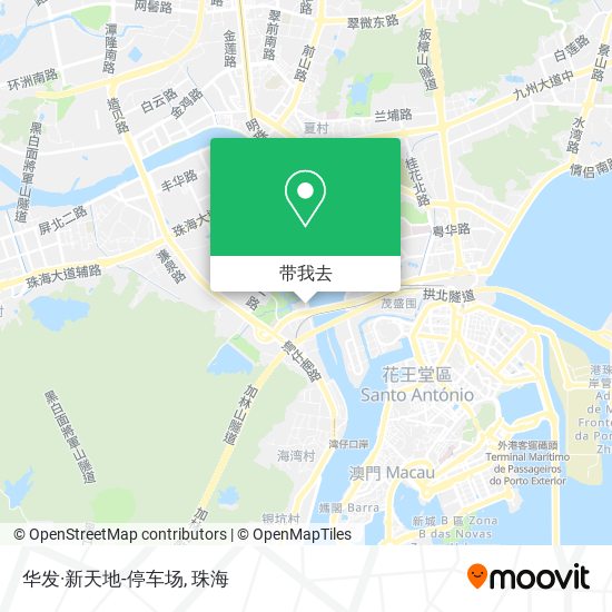 华发·新天地-停车场地图
