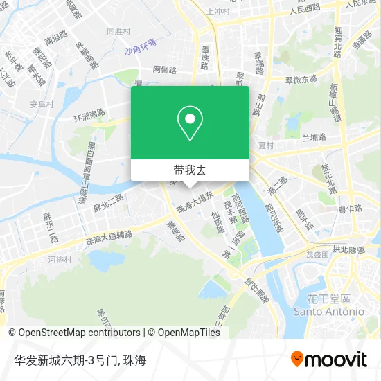 华发新城六期-3号门地图
