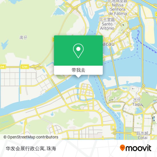 华发会展行政公寓地图