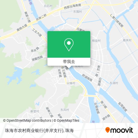 珠海市农村商业银行(井岸支行)地图