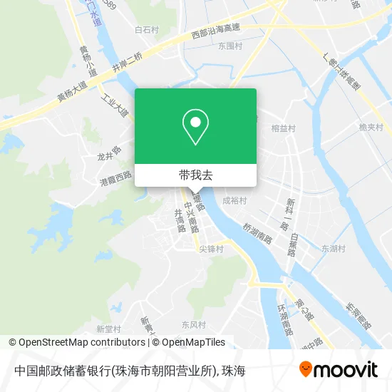 中国邮政储蓄银行(珠海市朝阳营业所)地图