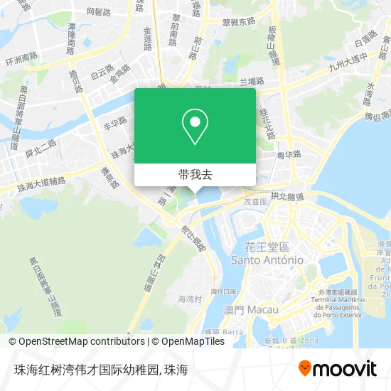 珠海红树湾伟才国际幼稚园地图