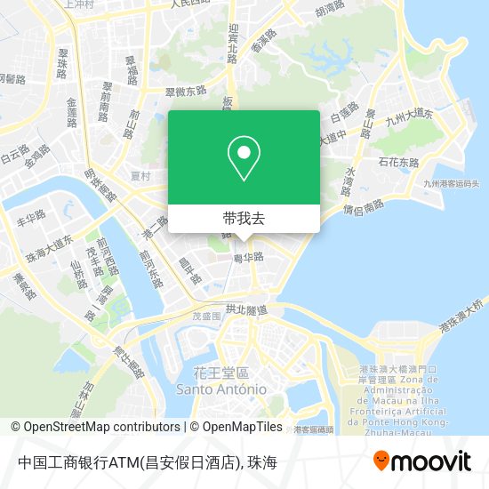 中国工商银行ATM(昌安假日酒店)地图