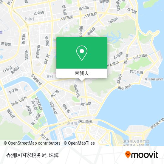 香洲区国家税务局地图