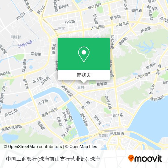 中国工商银行(珠海前山支行营业部)地图