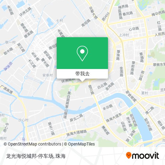 龙光海悦城邦-停车场地图