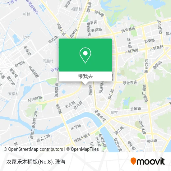 农家乐木桶饭(No.8)地图