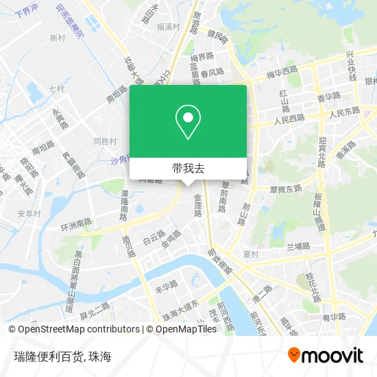 瑞隆便利百货地图