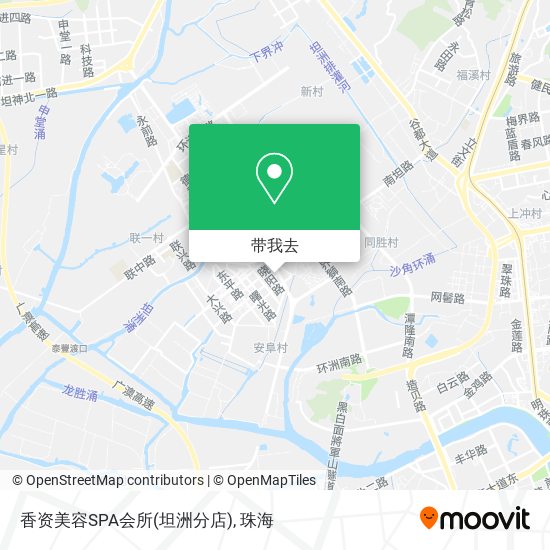 香资美容SPA会所(坦洲分店)地图