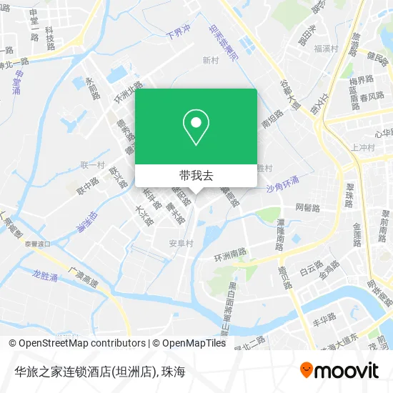 华旅之家连锁酒店(坦洲店)地图