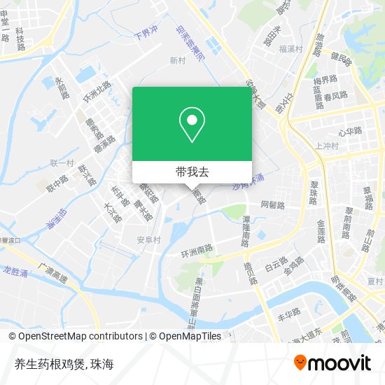养生药根鸡煲地图