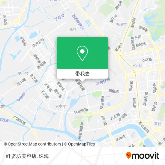 纤姿坊美容店地图